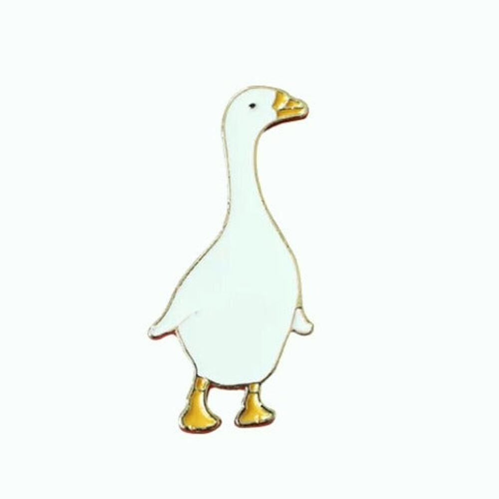 Cute Goose Enamel Pins 012